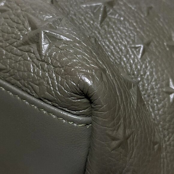 Auth JIMMY CHOO - Khaki Leather Handbag - Picture 3 of 12